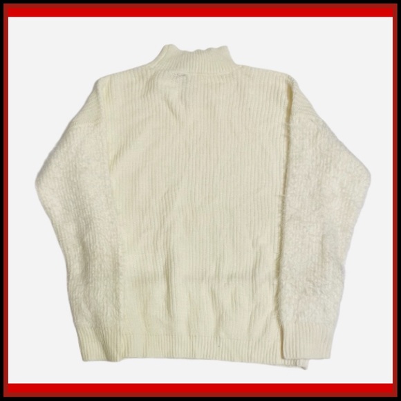 NWT LOVE BY DESIGN CREAM MOCK NECK SWEATER XL - Picture 6 of 13